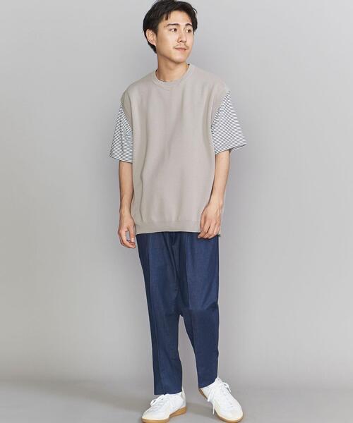 BEAUTY&YOUTH UNITED ARROWS(ビューティーアンドユースユナイテッドアローズ)の「BY ミラノリブ スリット ベスト(ベスト・メンズ・ライトブルー/ライトグレー/ブラック・M/S/XL/L)」の20枚目の写真