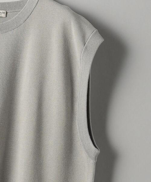 BEAUTY&YOUTH UNITED ARROWS（ビューティーアンドユースユナイテッドアローズ）の「BY ミラノリブ スリット ベスト（ベスト・メンズ・ライトグレー/ライトブルー/ブラック・M/L/XL/S）」の21枚目の写真