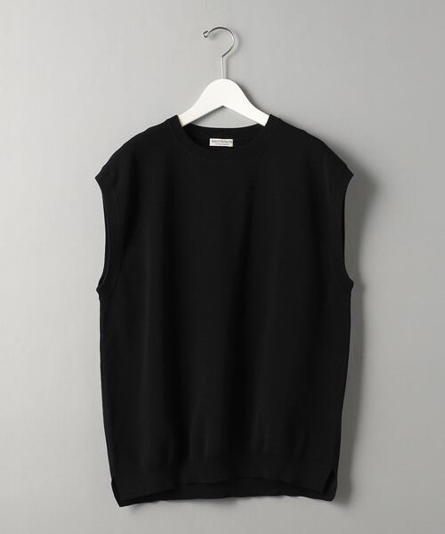 BEAUTY&YOUTH UNITED ARROWS（ビューティーアンドユースユナイテッドアローズ）の「BY ミラノリブ スリット ベスト（ベスト・メンズ・ライトグレー/ライトブルー/ブラック・M/L/XL/S）」の18枚目の写真