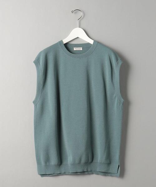 BEAUTY&YOUTH UNITED ARROWS（ビューティーアンドユースユナイテッドアローズ）の「BY ミラノリブ スリット ベスト（ベスト・メンズ・ライトグレー/ライトブルー/ブラック・M/L/XL/S）」の16枚目の写真