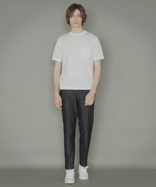 MACKINTOSH LONDON（マッキントッシュ ロンドン）の「天竺胸ポケットTシャツ（Tシャツ/カットソー・メンズ・ホワイト・LL/M/L）」の2枚目の写真