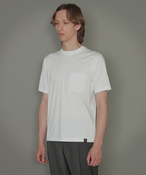 MACKINTOSH LONDON（マッキントッシュ ロンドン）の「天竺胸ポケットTシャツ（Tシャツ/カットソー・メンズ・ホワイト・LL/M/L）」の3枚目の写真