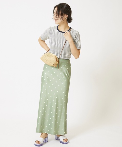 U by SPICK&SPAN（ユーバイスピックアンドスパン）の「【A POINT  ETC/アポワン】ラフィア Pouch mini◆（クラッチバッグ・レディース・ベージュ・FREE）」の13枚目の写真