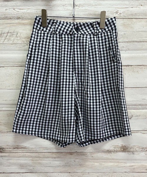 Jewelobe(ジュエローブ)の「ギンガムチェックショートパンツ(その他パンツ・レディース・ブラック・M/L)」の16枚目の写真