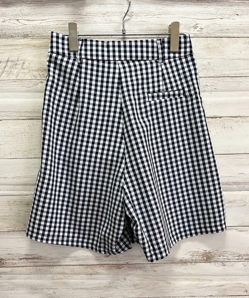 Jewelobe(ジュエローブ)の「ギンガムチェックショートパンツ(その他パンツ・レディース・ブラック・M/L)」の17枚目の写真
