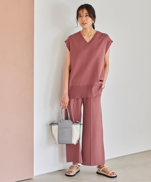 BARNYARDSTORM（バンヤードストーム）の「BARNYARDSTORM / バックボタンニット（ニット/セーター・レディース・ブラック/ネイビー/ピンク・0/1）」の11枚目の写真