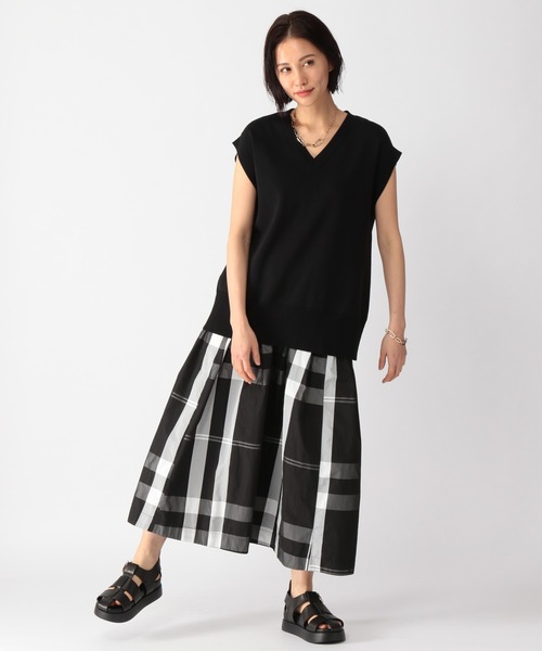 BARNYARDSTORM（バンヤードストーム）の「BARNYARDSTORM / バックボタンニット（ニット/セーター・レディース・ブラック/ネイビー/ピンク・0/1）」の16枚目の写真