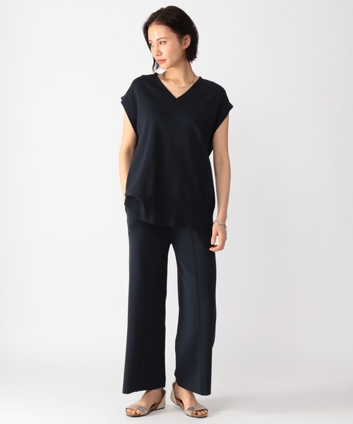 BARNYARDSTORM（バンヤードストーム）の「BARNYARDSTORM / バックボタンニット（ニット/セーター・レディース・ブラック/ネイビー/ピンク・0/1）」の21枚目の写真