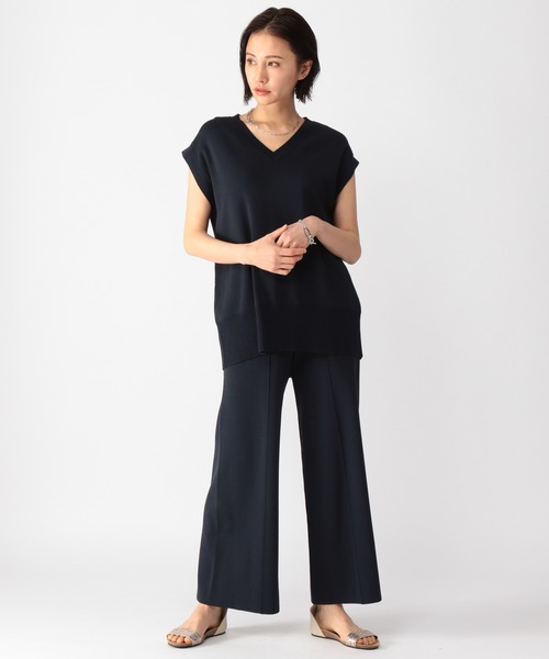 BARNYARDSTORM（バンヤードストーム）の「BARNYARDSTORM / バックボタンニット（ニット/セーター・レディース・ブラック/ネイビー/ピンク・0/1）」の8枚目の写真