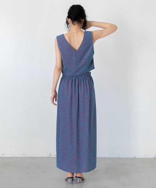 VACANCY（ヴァカンシー）の「SET UP ミックスカラーペンシルスカート（スカート・レディース・ブラック/ブルー・FREE）」の19枚目の写真