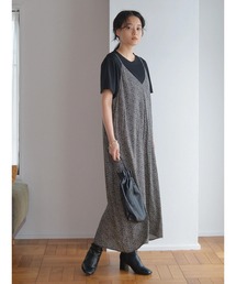 AMERICAN HOLIC | SET Vネックキャミワンピース＋Ｔシャツ(ワンピース)