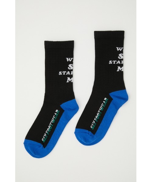 SLY(スライ)の「JQ SOCKS ジャガード ソックス(ソックス/靴下・レディース・ホワイト/ブラック/レッド・FREE)」の8枚目の写真