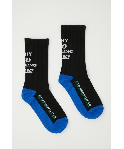 SLY(スライ)の「JQ SOCKS ジャガード ソックス(ソックス/靴下・レディース・ホワイト/ブラック/レッド・FREE)」の9枚目の写真