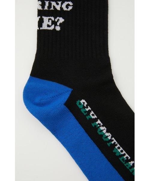 SLY(スライ)の「JQ SOCKS ジャガード ソックス(ソックス/靴下・レディース・ホワイト/ブラック/レッド・FREE)」の11枚目の写真