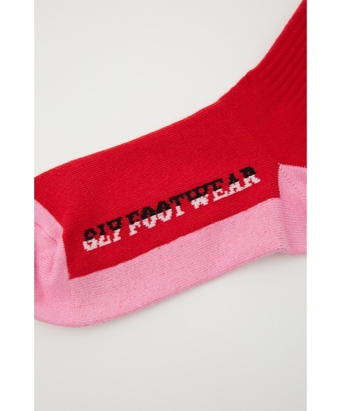 SLY(スライ)の「JQ SOCKS ジャガード ソックス(ソックス/靴下・レディース・ホワイト/ブラック/レッド・FREE)」の17枚目の写真