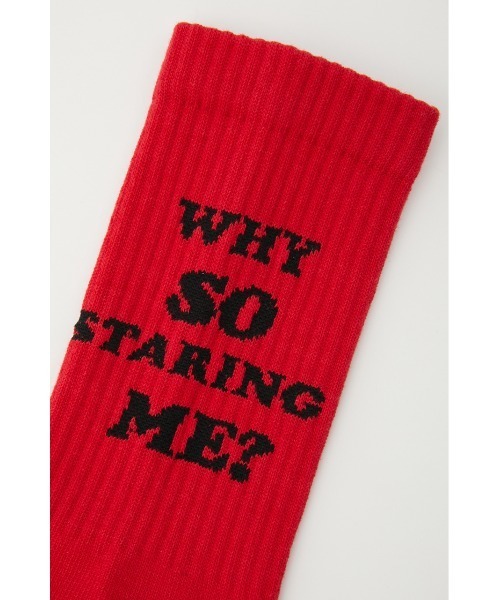 SLY(スライ)の「JQ SOCKS ジャガード ソックス(ソックス/靴下・レディース・ホワイト/ブラック/レッド・FREE)」の20枚目の写真