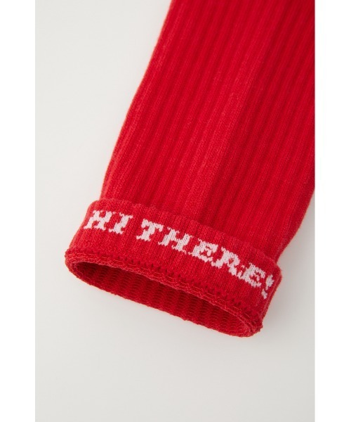 SLY(スライ)の「JQ SOCKS ジャガード ソックス(ソックス/靴下・レディース・ホワイト/ブラック/レッド・FREE)」の21枚目の写真