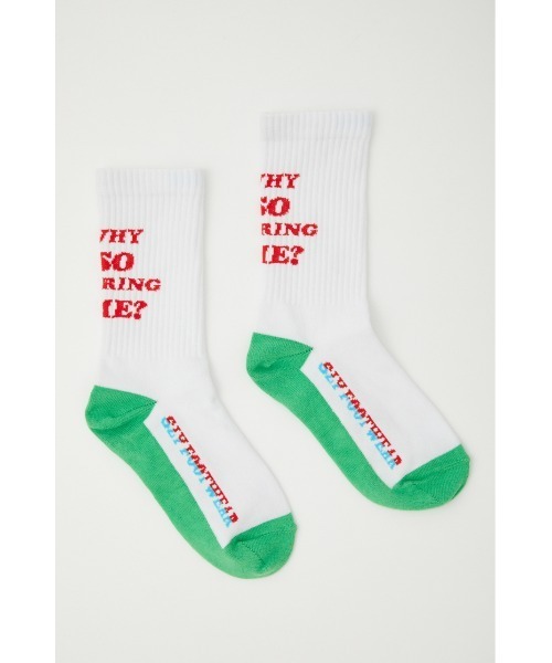 SLY(スライ)の「JQ SOCKS ジャガード ソックス(ソックス/靴下・レディース・ホワイト/ブラック/レッド・FREE)」の22枚目の写真