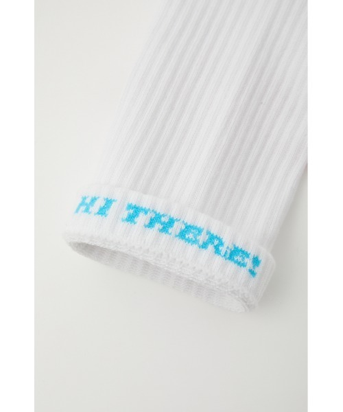 SLY(スライ)の「JQ SOCKS ジャガード ソックス(ソックス/靴下・レディース・ホワイト/ブラック/レッド・FREE)」の5枚目の写真