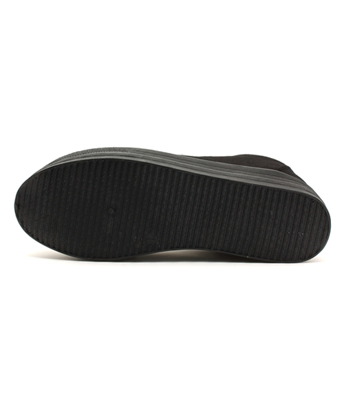 WEGO（ウィゴー）の「WEGO/厚底レースUPスニーカー（スニーカー・レディース・ホワイト/ブラック・MEDIUM/LARGE）」の4枚目の写真