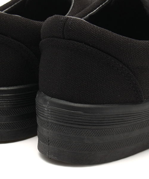 WEGO（ウィゴー）の「WEGO/厚底レースUPスニーカー（スニーカー・レディース・ホワイト/ブラック・MEDIUM/LARGE）」の9枚目の写真