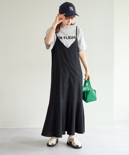 DISCOAT（ディスコート）の「【WEB限定】立体ロゴTシャツ（Tシャツ/カットソー・レディース・ライトグレー/ピンク/ホワイト×グリーン/ホワイト×グレー/ホワイト×ピンク/グレー系その他/オフホワイト/ネイビー・FREE/MEDIUM）」の18枚目の写真