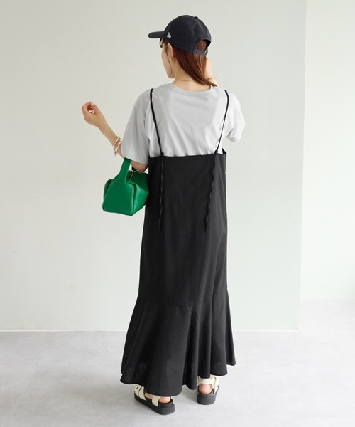 DISCOAT（ディスコート）の「【WEB限定】立体ロゴTシャツ（Tシャツ/カットソー・レディース・ライトグレー/ピンク/ホワイト×グリーン/ホワイト×グレー/ホワイト×ピンク/グレー系その他/オフホワイト/ネイビー・FREE/MEDIUM）」の19枚目の写真