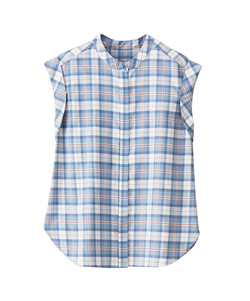 GeeRA(ジーラ)の「バックフリルシャツブラウス(シャツ/ブラウス・レディース・ブルー/ブラック・MEDIUM/LARGE/X-LARGE)」の20枚目の写真