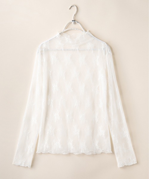 YU'NOW（ユナウ）の「ハイネックレースインナー（インナーウェア/肌着・レディース・オフホワイト/チャコールグレー/ブラック/ピンクベージュ・XX-LARGE/XXX-LARGE/X-LARGE/XXXX-LARGE/LARGE/MEDIUM）」の13枚目の写真