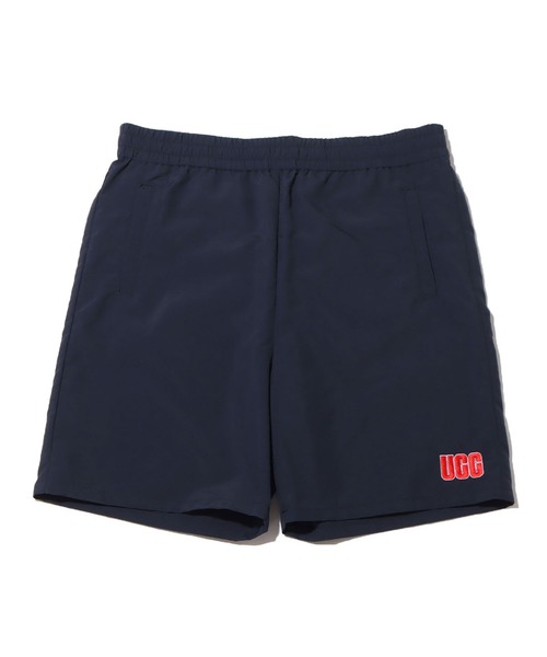 UGG(アグ)の「UGG@mos 裾ロゴ刺繍 ハーフパンツ / アグ スソロゴシシュウ ハーフパンツ(その他パンツ・レディース・ブラック/ベージュ/ネイビー・L/M)」の1枚目の写真