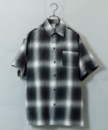 Cal Top-OMBRE CHECK SS-SHOIRTS/キャルトップ チェック 半袖シャツ