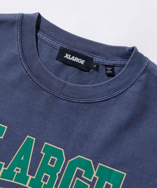 XLARGE（エクストララージ）の「PIGMENT EMBLEM LOGO S/S TEE/ ピグメント加工　エンブレム　半袖　Tシャツ（Tシャツ/カットソー・メンズ・ブラック/ネイビー/ホワイト・XL/M/L/S）」の6枚目の写真