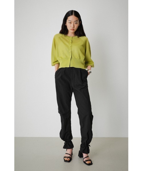 AZUL by moussy（アズールバイマウジー）の「WATER REPELLENT JOGGER PANTS/ウォーターリぺレントジョガーパンツ（その他パンツ・レディース・ブラック/ダークオレンジ/ダークグリーン・SMALL/MEDIUM）」の4枚目の写真