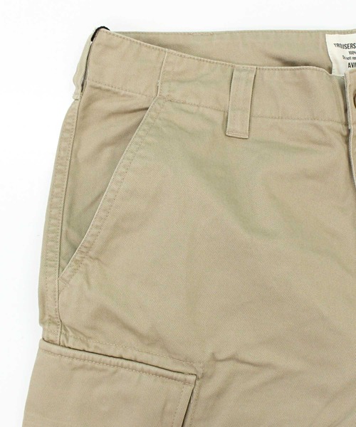 AVIREX（アヴィレックス）の「FATIGUE SHORTS ファティーグショーツ（カーゴパンツ・メンズ・ブラック/オリーブ/カーキ/カモフラージュ/グレー系カモフラージュ・M/L/XL/XXL）」の10枚目の写真