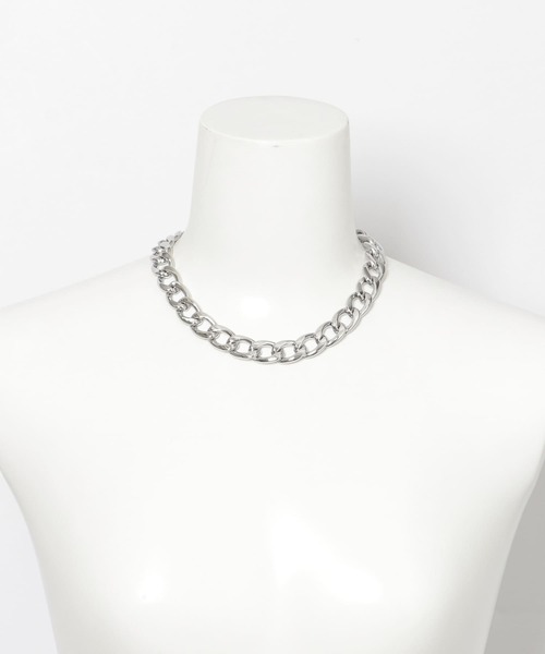 URBAN RESEARCH（アーバンリサーチ）の「ボリュームチェーンネックレス（ネックレス・レディース・シルバー・-）」の5枚目の写真