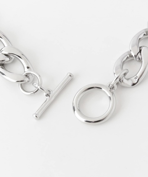 URBAN RESEARCH（アーバンリサーチ）の「ボリュームチェーンネックレス（ネックレス・レディース・シルバー・-）」の6枚目の写真