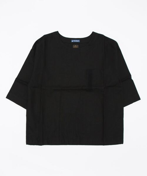 GYPSY&SONS(ジプシーアンドサンズ)の「LINEN-MEDICAL-Tee(Tシャツ/カットソー・メンズ・ブラック/オフホワイト・MEDIUM)」の2枚目の写真