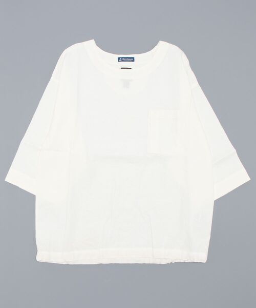 GYPSY&SONS(ジプシーアンドサンズ)の「LINEN-MEDICAL-Tee(Tシャツ/カットソー・メンズ・ブラック/オフホワイト・MEDIUM)」の4枚目の写真