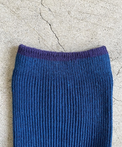 SHIZUTA（シズタ）の「SZT:配色ライン　クルーリブソックス 　S　M　L　子供ソックス　大人ソックス（ソックス/靴下・レディース・ネイビー/モスグリーン/ストーン/レディッシュグレー/ライトイエロー/ライラック/スモークピンク/グレイッシュベージュ・S/M/L）」の18枚目の写真