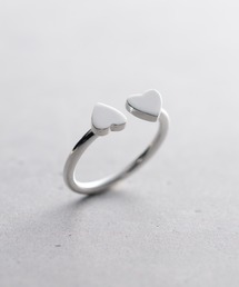 「ieLS」SV925 シルバー ユニセックス デザイン リング フリーサイズA
