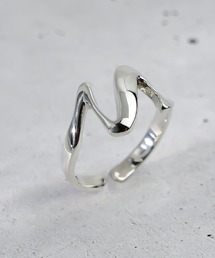 ieLS | 「ieLS」SV925 シルバー ユニセックス デザイン リング フリーサイズA(リング)