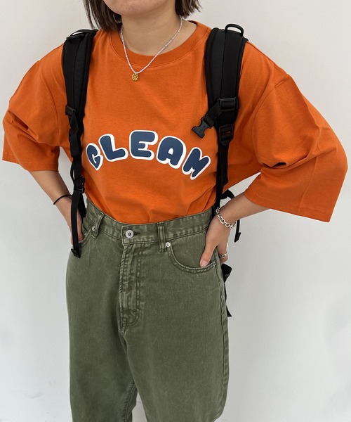 kutir(クティール)の「アソートTシャツ(Tシャツ/カットソー・レディース・ネイビー/ライトブルー/グリーン/オレンジ/ブラック/ピンク・FREE)」の15枚目の写真