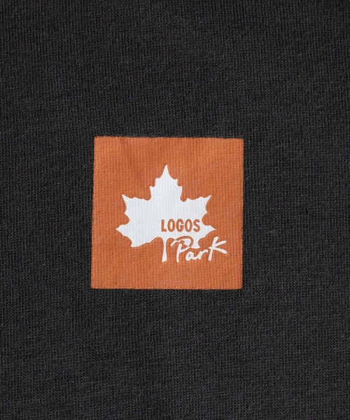 LOGOS(ロゴス)の「【30】〔LOGOS/ロゴス〕天竺袖プリントロングスリーブTシャツ(Tシャツ/カットソー・キッズ・ダークグレー/サックスブルー系/ブラック/カーキ・140/130/160/150)」の7枚目の写真