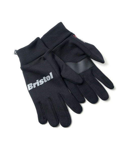F.C.Real Bristol（エフシーレアルブリストル）の「POLARTEC FLEECE TOUCH GLOVES（手袋・メンズ・ネイビー/ブラック/グレー・FREE）」の2枚目の写真