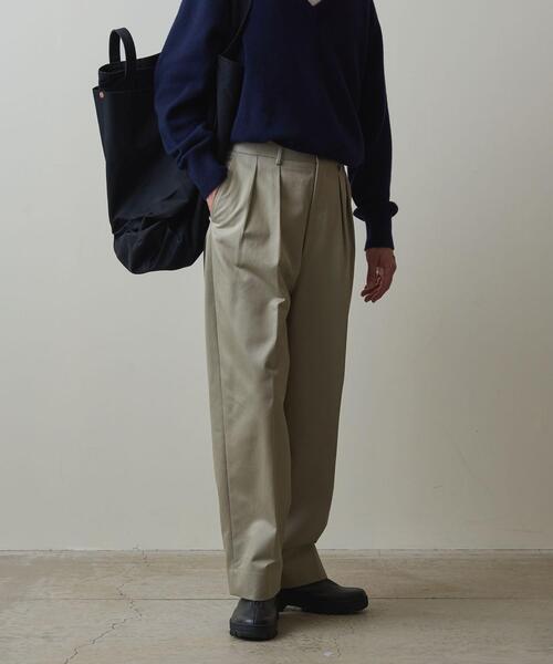 Steven Alan（スティーブンアラン）の「＜Steven Alan＞ NTB IN 2PLEATED DRESS TROUSERS/パンツ（スラックス・メンズ・ベージュ/ダークグレー・L/M/S/XL）」の14枚目の写真