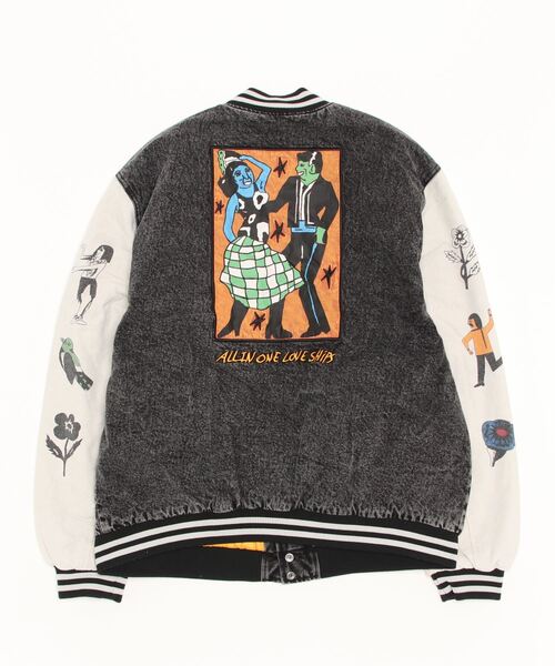 VOLCOM（ボルコム）の「VOLCOM/ボルコム バックプリント ジャケット/ブルゾン A1732209（スタジャン・メンズ・マルチ・M/L/XL）」の13枚目の写真