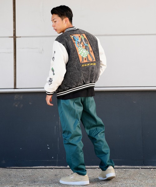 VOLCOM（ボルコム）の「VOLCOM/ボルコム バックプリント ジャケット/ブルゾン A1732209（スタジャン・メンズ・マルチ・M/L/XL）」の10枚目の写真