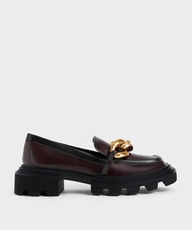 CHARLES & KEITH | Perline ペルリーネ チャンキーチェーンローファー(ローファー)