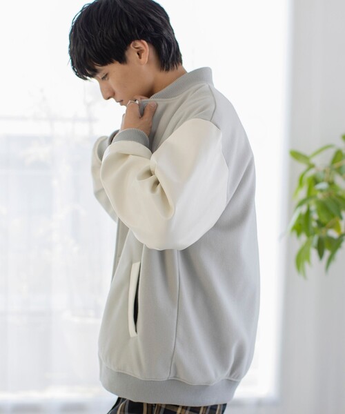 coen（コーエン）の「リラックスメルトンスタジャン（スタジャン・メンズ・グレー/ネイビー・MEDIUM/LARGE/X-LARGE/SMALL）」の22枚目の写真