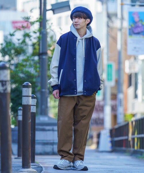 coen（コーエン）の「リラックスメルトンスタジャン（スタジャン・メンズ・グレー/ネイビー・MEDIUM/LARGE/X-LARGE/SMALL）」の20枚目の写真